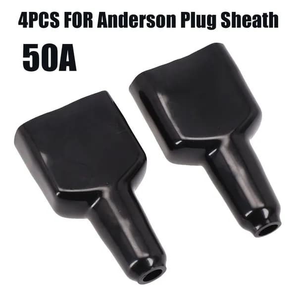 Водонепроницаемый 50A для разъема Anderson Plug, пылезащитная оболочка кабеля, черное поколение, комплект оболочек, электротехнические детали