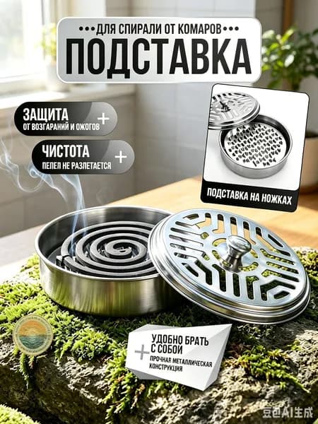 Подставка спиралей от комаров 1 шт.