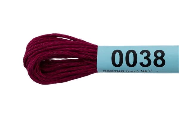 Мулине Gamma 0038 вишнёвый 1 моток