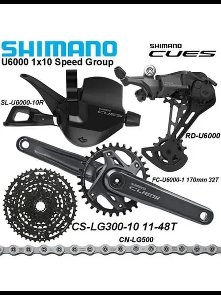 Cues U6000 1x10 набор 170мм 32T 11-48T Системы