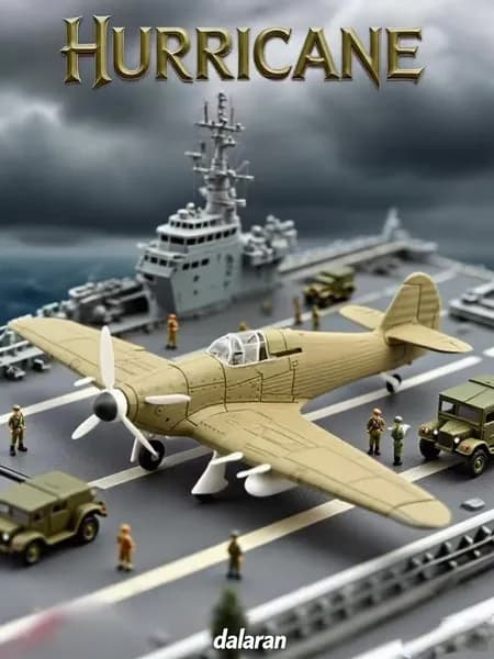 Модель самолета сборная Hurricane (харрикейн) 1/48 британская военная техника vs Ил-2,без клея,пластиковая,подарок ребенку,хобби - Dalaran