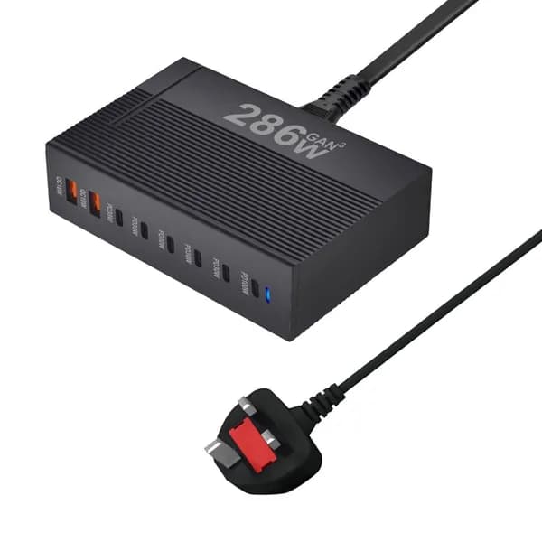 8-портовое USB зарядное устройство 286W PD