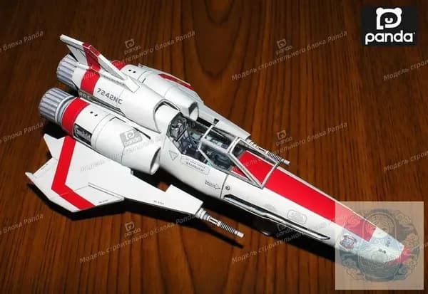 Звездный крейсер, Viper MK2, бумажные модели, поделки ручной работы, игрушки и украшения ручной работы