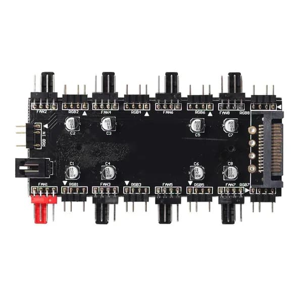 Компьютерный корпус RGB&FAN-хаб (SI6RN8SX4QX0LB3BK2.03-XZ8ZWHTNIA)