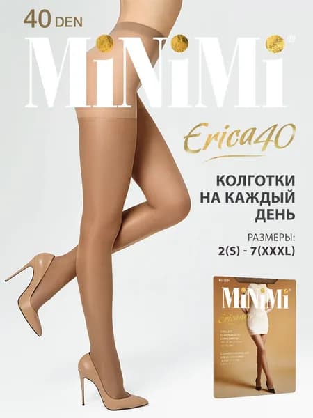 Колготки Minimi Erica, 40 ден, 1 шт