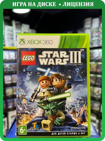 Игра Lego: Star Wars III The Clone Wars (Xbox 360) (Box)