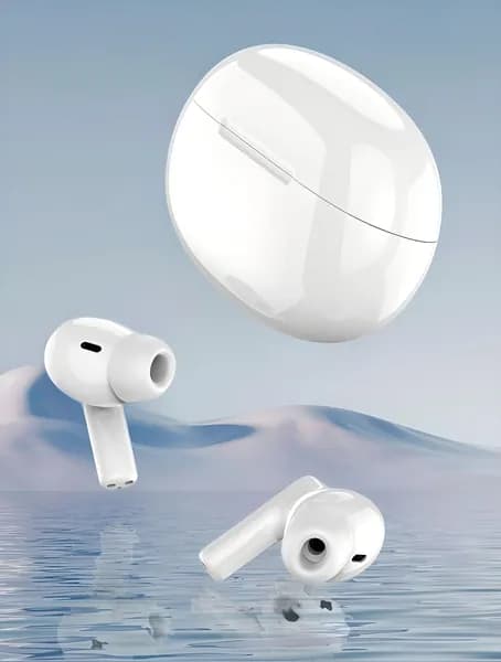 Наушники беспроводные с микрофоном, Bluetooth, USB Type-C, белый