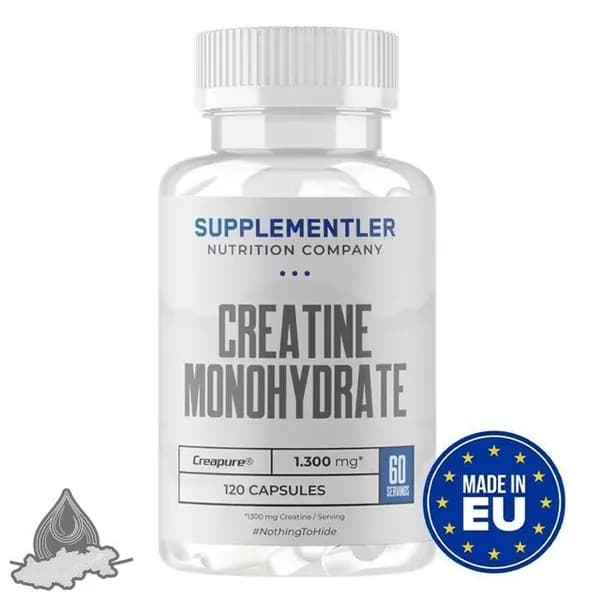 Supplementler Creatine monohydrate (Creapure) 120 капсула