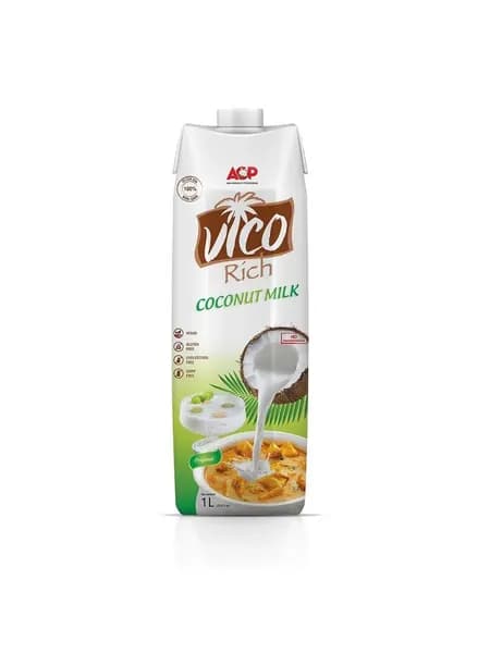 Органическое кокосовое молоко Vico Rich 1л