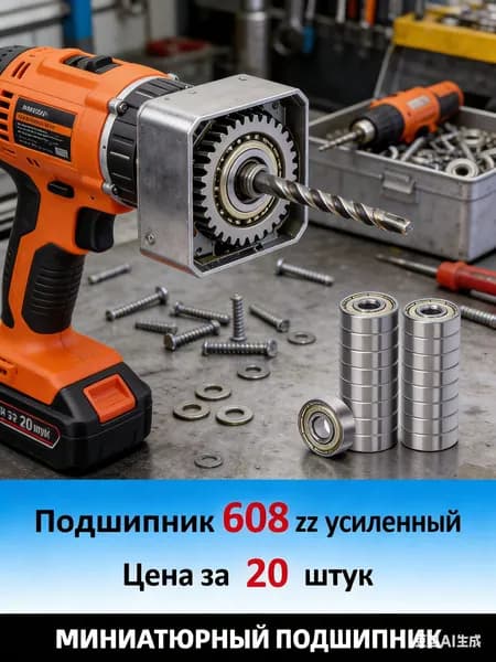 20 шт подшипников ABEC-7 608 ZZ для скейтборда и роликов Качественная подшипниковая сталь Для самоката
