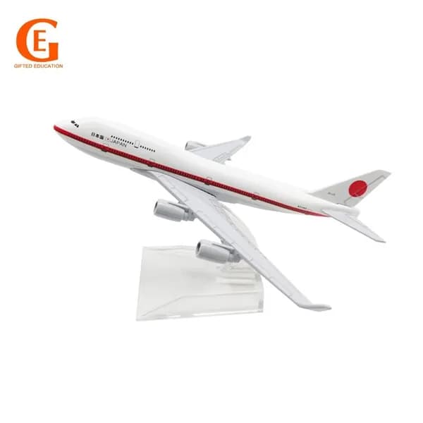 Металлическая Модель Самолета Boeing 747 Авиакомпании Japan Airlines