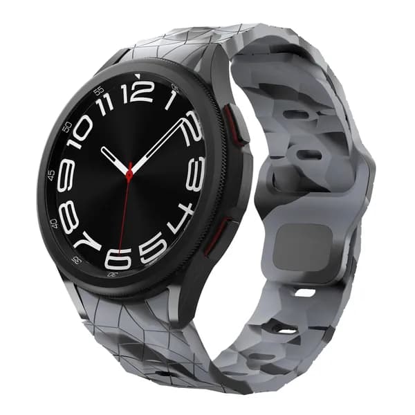 20 мм ремешок для Samsung Galaxy Watch 7 6 5 4 40 мм 44 мм, футбольный текстурный спортивный ремешок для Samsung Watch 6Classic 43 мм 47 мм