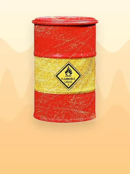 Миниатюрные модели нефтяных бочек для военных и индустриальных макетов, - 1
