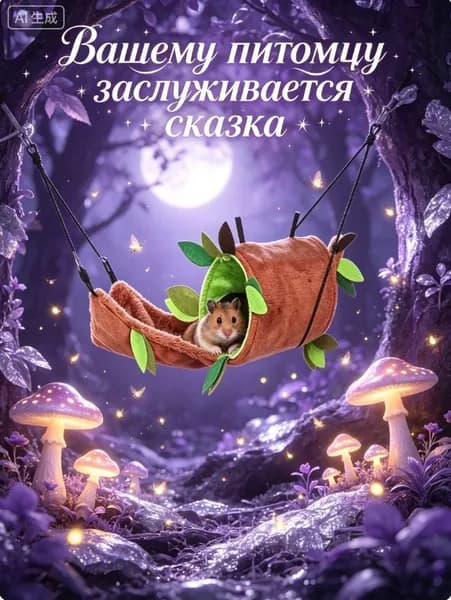 BESTSKY Гамак и туннель для грызунов, 1 шт, аксессуары для клеток, для морских свинок, хомяков и крыс.