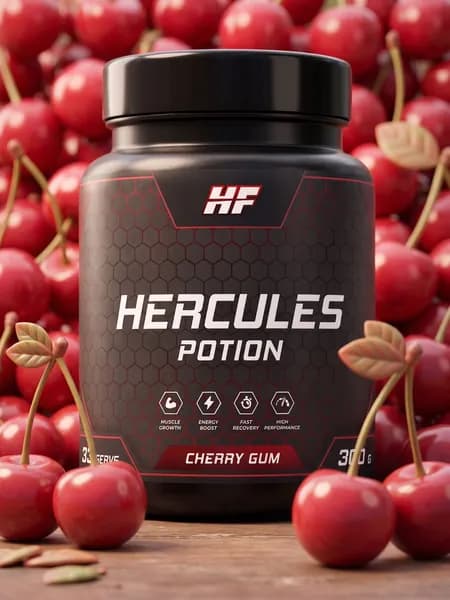 Предтренировочный комплекс Hercules potion 300гр - Вишня, 33 порции