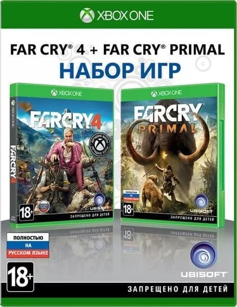 Игра Far Cry 4 + Far Cry Primal Xbox One Русская Версия Диск на Xbox One
