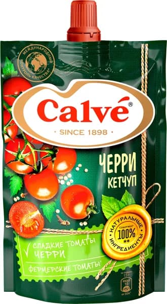 Кетчуп CALVE с помидорами черри, 350г
