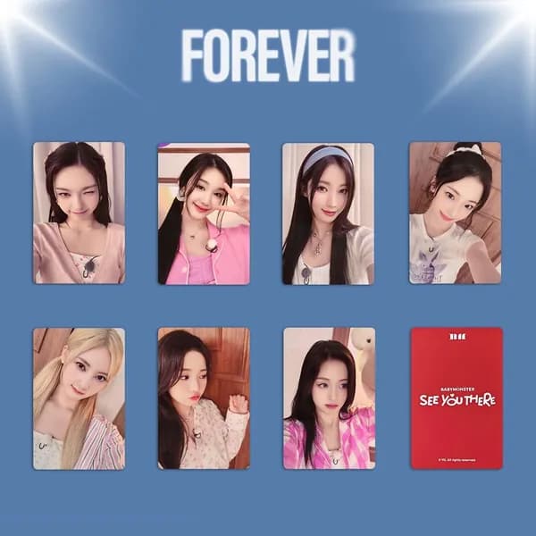 BABYMONSTER Карточки FOREVER K-pop карточки коллекционные кпоп карты 5.4*8.6cm 7 шт