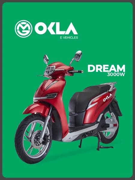 Velocifero Электроскутер Dream, красный