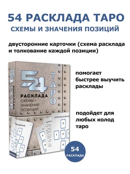 54 расклада Таро схемы и значения