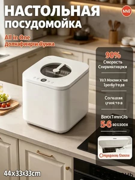 Посудомоечная машина mzm-20260505115427956, белый, светло-бежевый