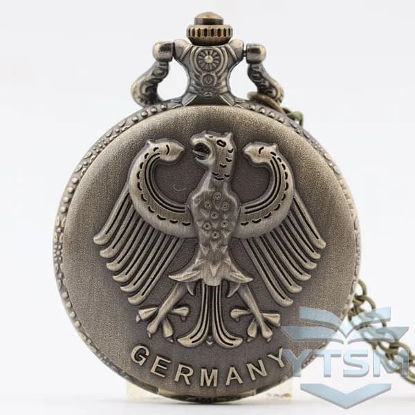 Карманные часы с орлом Replica Antique Flip (винтажные, в стиле ретро, подарок из Германии)