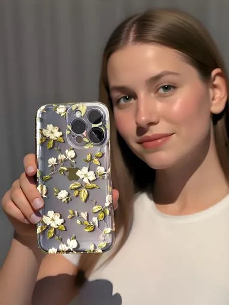 Чехол на iPhone 16 PRO MAX с цветами