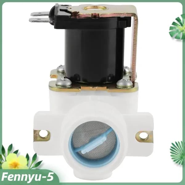 Электромагнитный solenoid клапан, 220V/240V, для управления потоком воды в стиральной машине