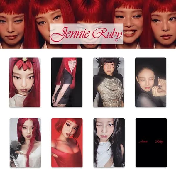 Blackpink Карточки JENNIE Фотокарточки MAKESTAR Коллекционная карточка 5.4*8.6cm