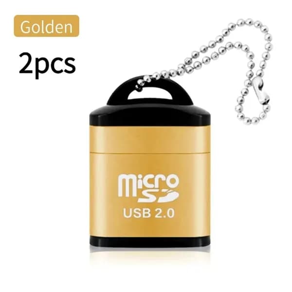 Мини-USB-кардридер для карт памяти Micro SD/TF Высокоскоростной адаптер USB 2.0 для ПК и ноутбука