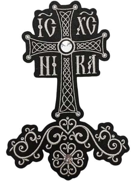 Нашивка-вышивка "КРЕСТ"