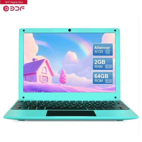 BDF MXI Ноутбук 10.1", AMD A10-8700P APU, HDD 64 ГБ, AMD Radeon, Chrome OS, (A133), светло-зеленый, Русская раскладка
