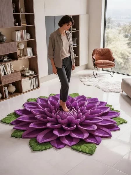 Ковер Ковер Розы 3D 60x60 см