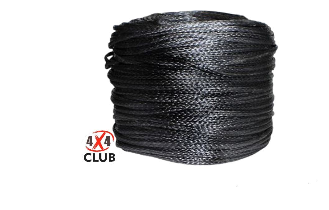 Трос "XL" 5 мм 50 м, для лебедки квадроцикла, 2600 кг, синтетический, серый
