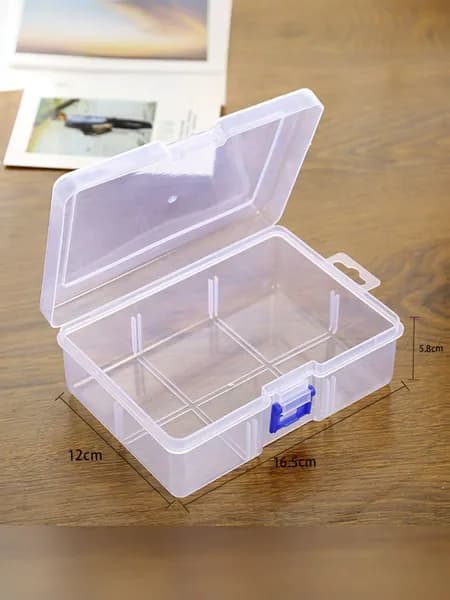 Кофр для хранения вещей 16.5x12x5.8 см 1 шт прозрачный