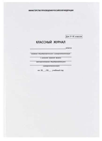 Феникс+ Классный журнал 5-9 класс, А4/