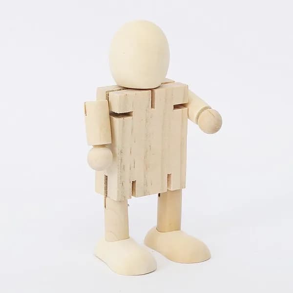 Деревянный трансформер для малышей 0+: безопасная игрушка с подвижными элементами, антистресс и развивающий подарок