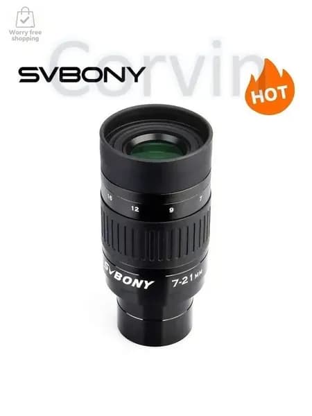 SV135 Окуляр Zoom 1.25", 7-21мм, для телескопа
