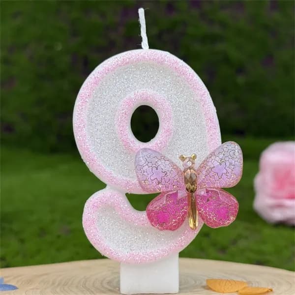 Свечи для торта "Без отдушки", 7 см х 4 см, 1 шт