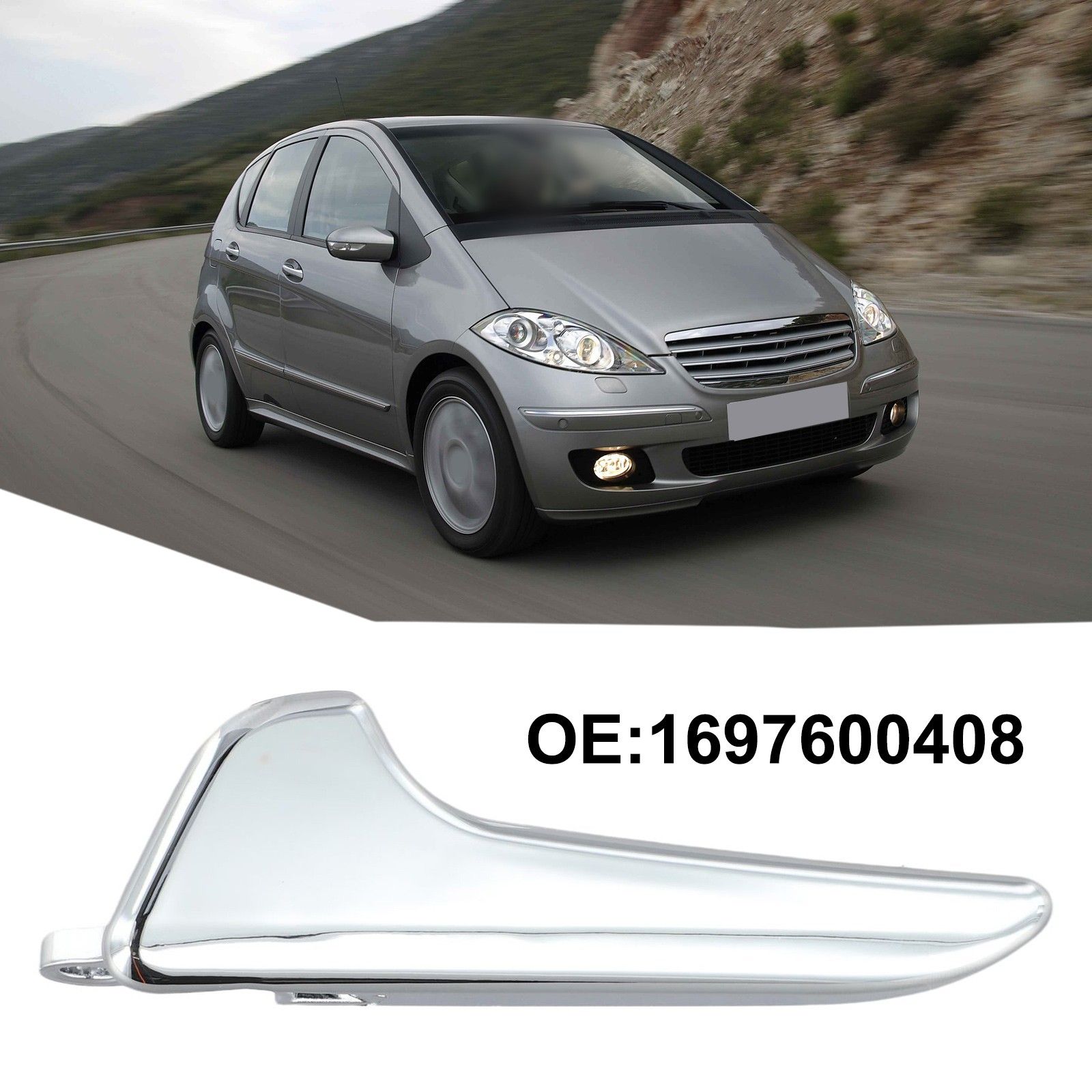 Хромированная внутренняя дверная ручка (левая и правая) для Mercedes A W169 B W245 1697600961