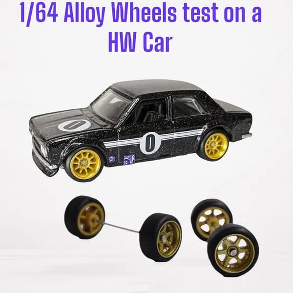 Колеса и шины из сплава 1:64