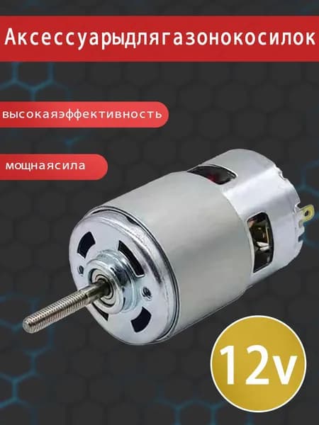 RS755 -12 V двигатель постоянного тока/Литий ионная электрическая газонокосилка арматура