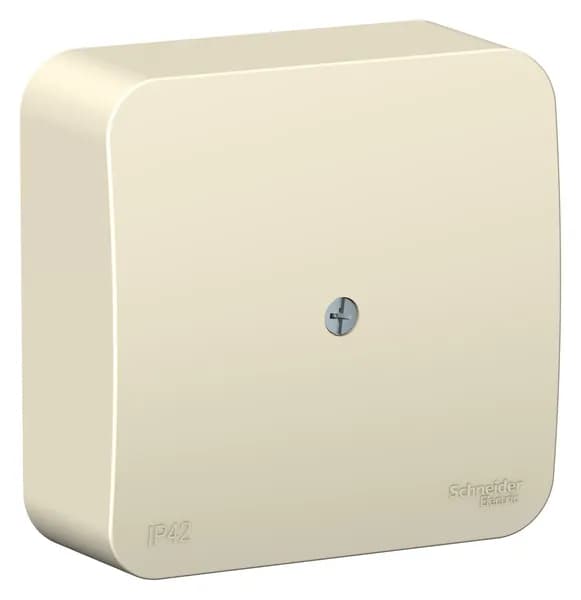 КОРОБКА распределительная 75*75*30 мм (2шт) IP43, МОЛОЧНЫЙ Systeme Electric Blanca