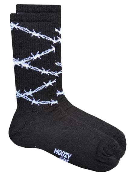 Носки MOGZY женские, мужские Проволока черные, 1 пара