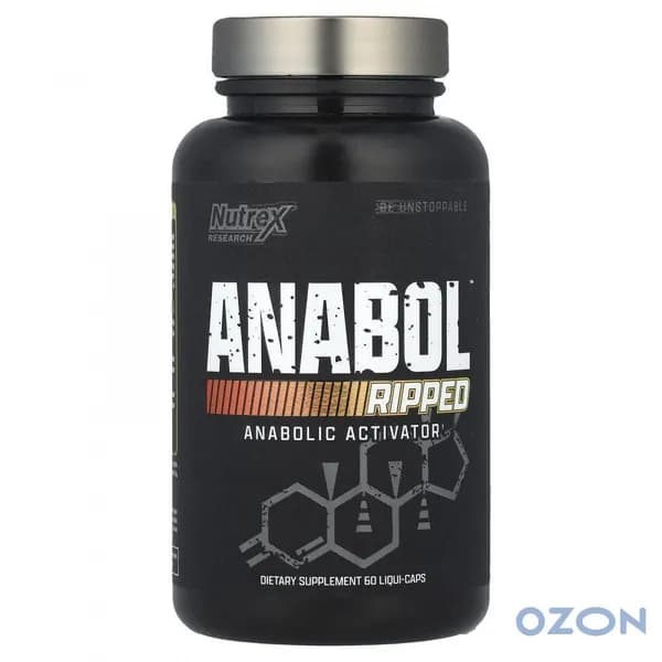 Пищевая добавка Research Anabol Ripped, для наращивания мышц, 60 капсул