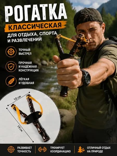 Эксклюзивная детская рогатка из бамбука