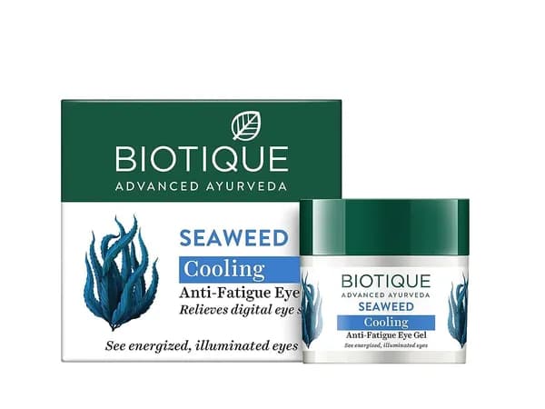 Гель от тёмных кругов вокруг глаз Биотик с морскими водорослями (Bio Seaweed Anti-Fatigue Eye Relieves Cooling eyes gel Biotique), 15 г