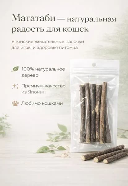 Игрушка для кошек, палочки мататаби, натуральное лакомство для чистки зубов, жевательные палочки для кошек, японская кошачья мята. 10 шт.