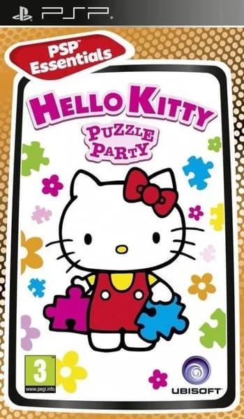 Игра Hello Kitty Puzzle Party Essentials PSP Диск на PS Portable