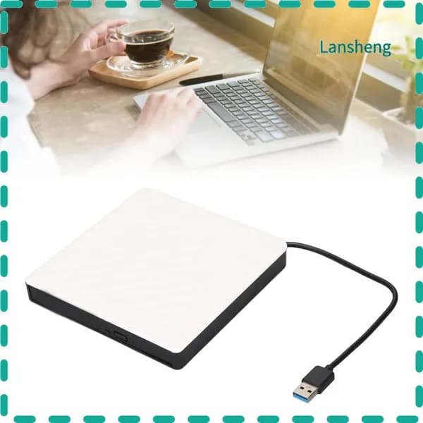 Внешний DVD рекордер USB 3.0, компактный и высокоскоростной, для всех ПК